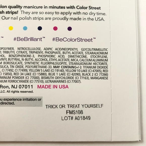 ❌SOLD❌Color Street Trick or Treat Yourself Nail Strips Retired - Picture 5 of 5